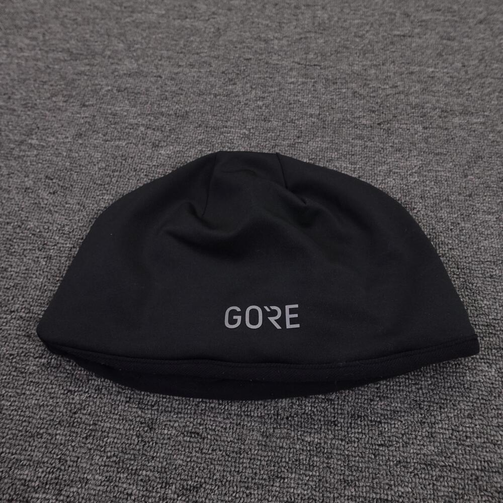 Gore Hat Beanie Fitted Mens M Black Windstopper Thermal Winter Running